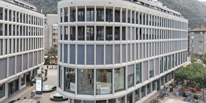 Grosszügige Ladenfläche mit ca. 595 m² im Herzen von Chur – direkt an der Bahnhofspassage im STEINBOCK Chur